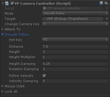 VP Camera Controller Smooth-Follow